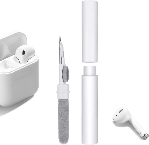Bluetooth Earbuds Cleaning Pen, 3 in 1 Multifunction Cleaner Kit with Soft Brush for Wireless Earphones