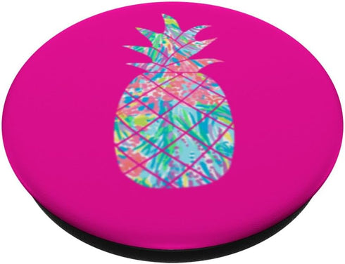 Pineapple Design with Vibrant Paisley like Colors PopSockets PopGrip: Swappable Grip for Phones & Tablets PopSockets Standard PopGrip