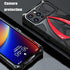 Metal Compatible Case for iPhone 13 Pro Max 6.7 inch 2021, with Screen Protector, Silicone 360° Full Camera Protection