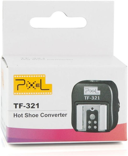 Pixel e-TTL Flash Hot Shoe Adapter with Extra PC Sync Port for Canon DSLRs & Flashguns