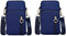 Women Nylon Cell Phone Purse, Travel Crossbody Bag, Wristband Sport Armband Wallet for Galaxy S10 Plus, S9 Plus, A50,