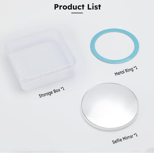 VRIG Direct 17/16/15/14/13 VRIG Magnetic Selfie Mirror for Back Camera,Convex Mirror Phone Rear Camera Selfie
