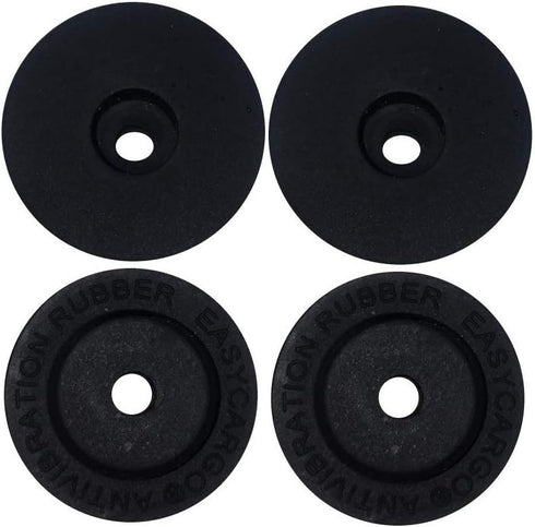 Easycargo Fan Anti Vibration Pads, Silicone Damper for Low Noise Fan 80mm, 92mm, 120mm, 140mm (Black 16-Pack)