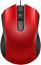 Wired Mouse, Ergonomic Computer Mouse, USB Wired for Right or Left Hand, Durable Clicks for PC, Laptop, Desktop,