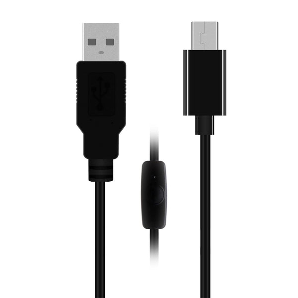 USB Type C Switch Extension Cable - USB AM to Type C Male Power Charging Cord with On Off Switch (1.2m)