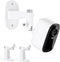 2Pack Adjustable Mount for Arlo Essential 2K Indoor/Outdoor, for Arlo Pro 5S/Pro 4/Pro 3/Pro 2/Ultra2, No-Drill Security