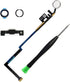 T Phael White Home Button Replacement for iPad 5th Gen 2017 and 6th Generation 2018, Incl Flex Cable