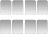 SALEX 8 Pack Replacement Metal Plates Set for Magnetic Car Mount, Wall, Phone Holder, Large Silver Iron Discs with 3M