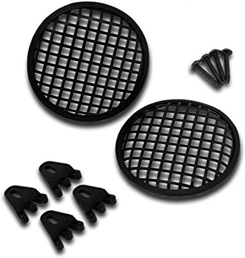 Pyramid GW5BK 5" Speaker Grill Covers - Universal Car/Vehicle Speaker Protectors (Pair)