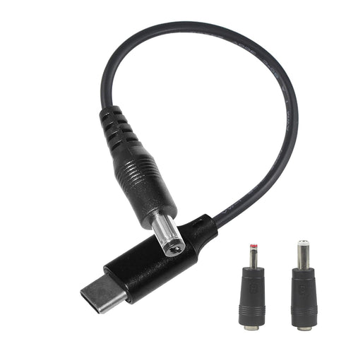 Type-C to DC Power Cable - 3ft USB-C Plug to DC 5.5 x 2.1mm Male Charging Cable for 9 Volts Device