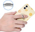 Transparent Cell Phone Ring Stand Holder, Finger Grip Loop (2 Silver 2 Black Round) for Phones (Exoer)