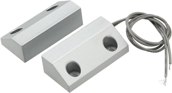 uxcell Rolling Door Contact Magnetic Reed Switch: Alarm with 2 Wires for N.C. Applications MC-56