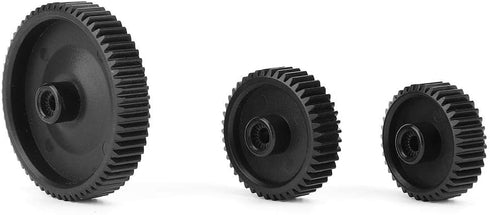 3PCS Follow Focus Gear, M0.8-38T Gear + M0.8-43T Gear + M0.8-65T Gear, Follow Focus Focusing Gear Kit for DP3000