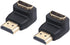 VCE HDMI 90 Degree Adapter 2-Pack, Right Angle Male to Female L-Shape Connector with 4K@60Hz for TV Stick, HDTV, PC