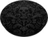 Black Skull Bones Head Skeleton Bone Goth Gothic Pattern PopSockets Standard PopGrip