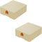 RJ11 6P4C Jack Modular Self Adhesive Surface Mount Single Port Telephone Connector (2pcs)