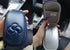 Hard Case for Apple Magic Mouse (1 2 & 3 Gen) Including Carabiner in Navy Blue