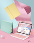 iPad 10th Generation 2022 Keyboard Case, Cute Color Detachable Bluetooth Keyboard Cover with Pencil Holder for iPad 10