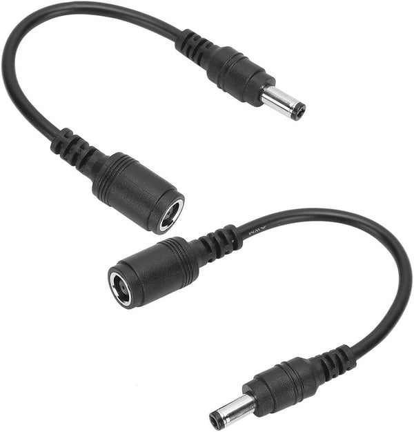 2Pcs Converter Cable, 7.4x5.0mm Female to 5.5x2.5mm Male, Premium ABS Material, Durable and Sturdy for Short Distance