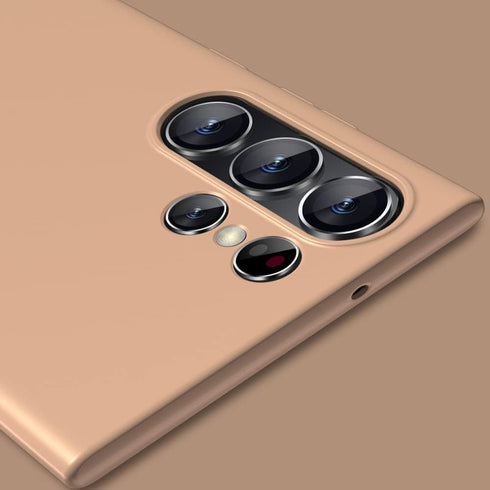 X-level Slim Fit Soft TPU Case for Samsung Galaxy S23 Ultra, Ultra-Thin Guardian Series, Gold