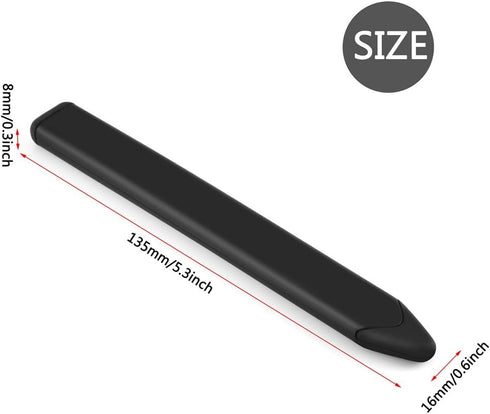 Flat Stylus, Universal Replacement Flat Capacitive Touch Screen Stylus Pen for iPhone/BlackBerry (Black)