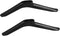 JEWEDECO 2pcs Tv Support Stand with Sturdy Base Height Television Holder Design for