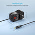 Belker 36W 3V 4.5V 5V 6V 7.5V 9V 12V 3A 3000mA Adjustable Voltage Universal AC/DC Adapter Power Supply for Household