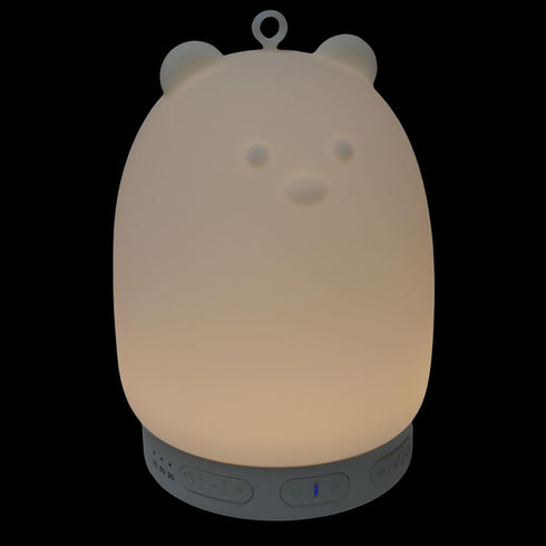 Dimmable 3 31 Focket Silicone Night Light, Brightness Bluetooth Speaker with Sounds White Noise Machine for Kids