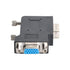 chenyang Vertical Flat Left Angled 90 Degree VGA SVGA Male to Female Extension Adapter, Black