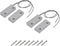 uxcell Rolling Door Contact Magnetic Reed Switch Alarm with 2 Wires for N.C. Applications (MC-52, 2 Set)