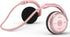Lightweight Behind The Head Headphones, Foldable Bluetooth Sports Headset with Microphone, TF Card Slot & Carrying Case