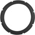 Zerone Speaker Rubber Surround Edge, 12inch Perforated Rubber Edge Rings for Speaker Repair, Black