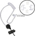 Lixin Two Way Radio Earpiece, Walkie Talkie Headset Compatible with Midland AVPH3, Black (Pair)
