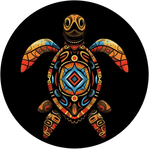 Sea Turtle Native American Tribal Indian Tribes PopSockets Swappable PopGrip