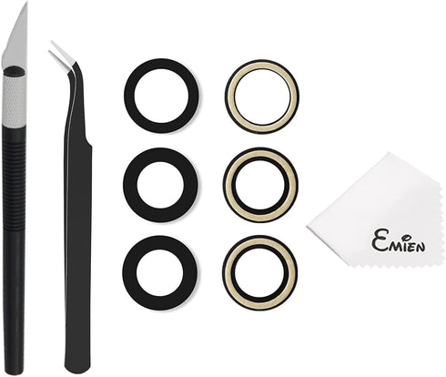 Back Rear Camera Glass Lens Replacement for iPhone 13 Pro and iPhone 13 Pro Max with Repairing Tool