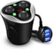 3 Socket Cigarette Lighter Splitter Power Adapter + 3 USB Car Charger 120W 12V/24V DC Outlet with Volt Meter for Cell