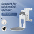 Shinar Metal Wall Mount for Sonos Era 100, Swivels 360° and Tilts -70°/+70°, Max Weight 12 kg (White)