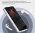 RIJAHO 64GB MP3 5.0 2.0 inch Player with Bluetooth Screen Touch Button Portable Hi-Fi Lossless Music Player Speaker
