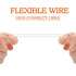WMSDGZAI 24AWG 2.0 2 5V 2A 1.64FT 5PACK) USB Male Pin Bare Wire Pigtail Cable, USB Extension Cable Open End for DIY