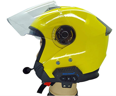 Helmet Bluetooth Headset, BT-12 Motorcycle Intercom, Supports Handsfree and Stereo Music Communication