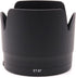 Lens Hood, ET-87 Reversible Camera Lens Sun Shade Replacement for Canon EF 70-200mm f/2.8L is III USM Black