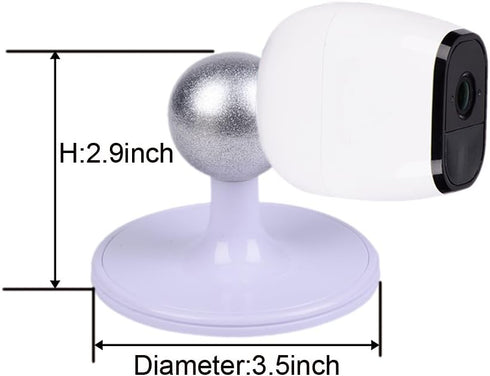 Table Ceiling Mount 2 Pack for Arlo Pro Arlo Pro 2 Cameras by Dropcessories, White