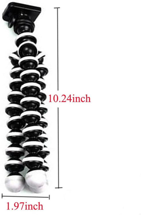 Octopus Camera Tripod, Walway Flexible Cell Phone Holder Stand with Quick-Release Plate for Smartphone/Camera/GoPro