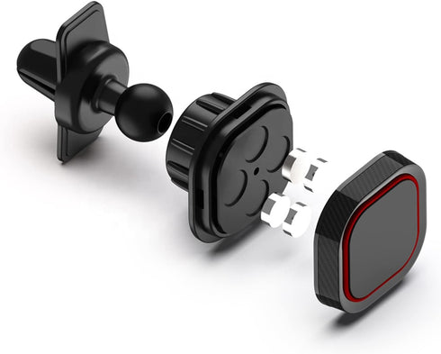 SOGA 360 Car Phone Mount Magnetic Phone Car Mount Strong Magnet Air Vent Mount Rotation Car Phone Holder fit for Cell