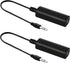 2 Packs Ground Loop Noise Isolator for Car Audio/Home Stereo System with 3.5mm Audio Cable