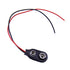 GCA 9V Battery Clip Connector, Battery Clip L Type, 2 Pcs