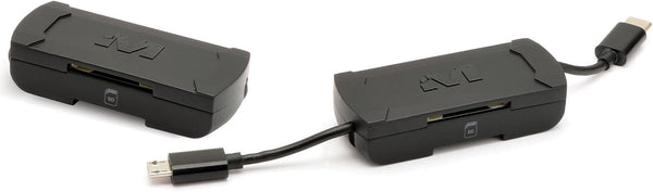 MUDDY 2-in-1 Memory Card Reader Micro USB & USBC On-The-Go Devices