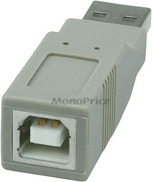 Monoprice USB 2.0 A Male/B Female Adaptor, 100363