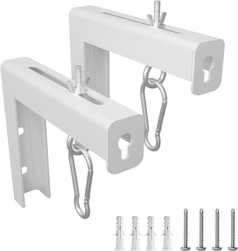 GZQIUYI Projector Screen Pull Down Mount Kit, Universal Projector Screen Ceiling & Wall