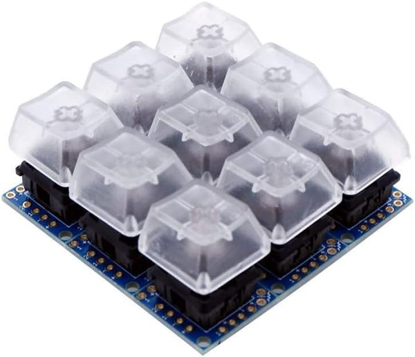 Key Switch Breakout Prototype PCB Board with 5 Pins Black Switches Key Click Compatible with Mechanical Keyboard